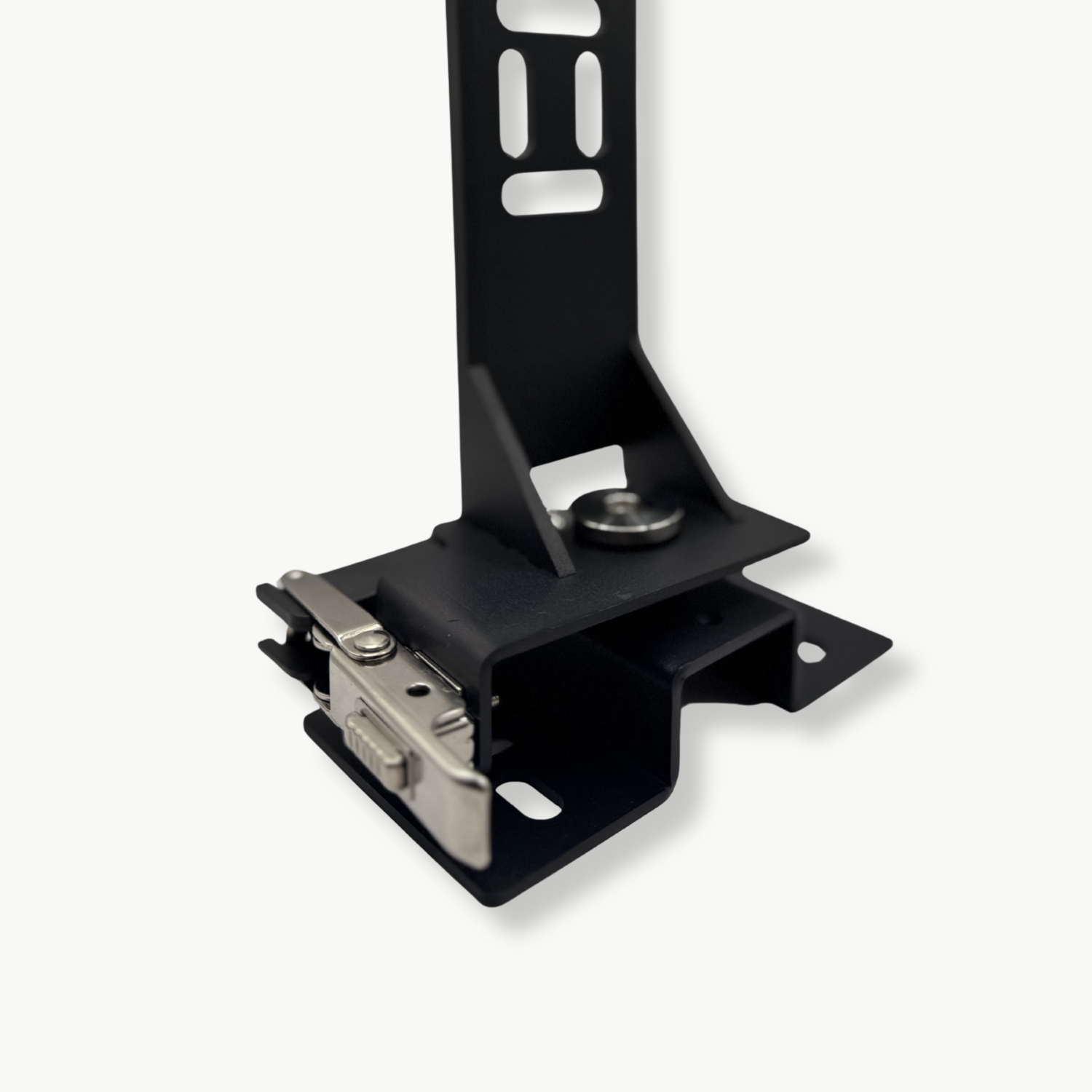 Stoke Quick Release Awning Bracket - awning-side mounting plate with ratchet latch assembled